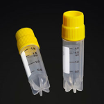 Ống lưu mẫu 2.0 ml, đáy bằng, nắp vàng