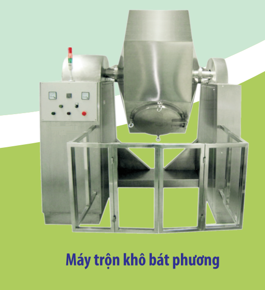 Máy trộn khô bát phương